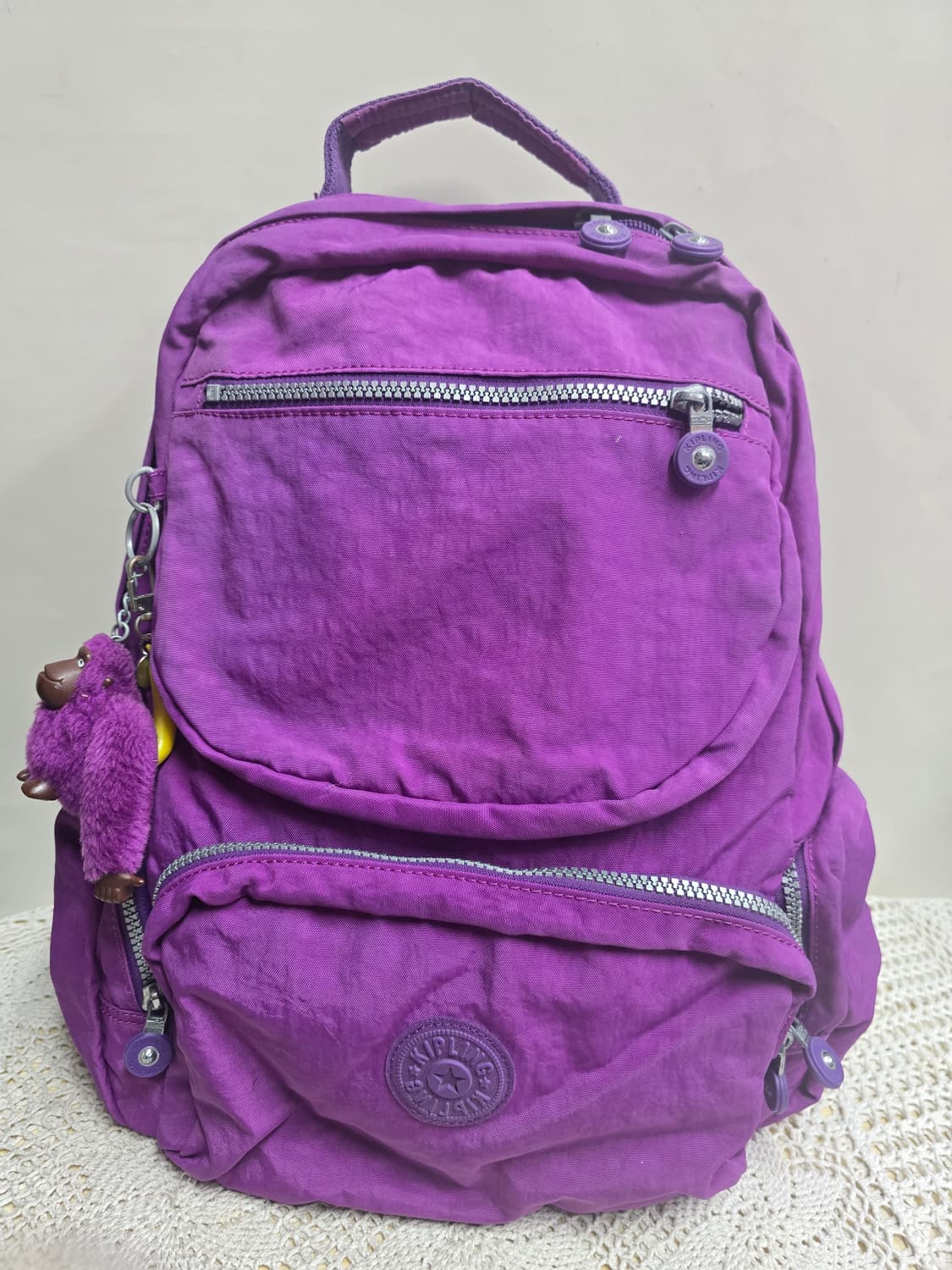 키플링 퍼플 백팩 상품이미지1