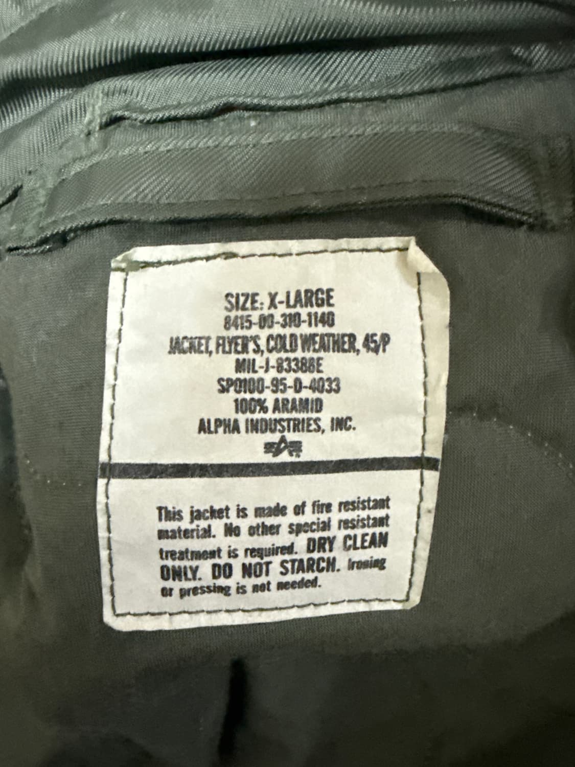 CWU-45P 오리지날 판매합니다 상품이미지3