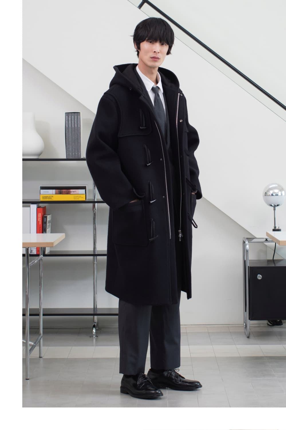 포터리 더플코트 네이비 2사이즈 상품이미지2