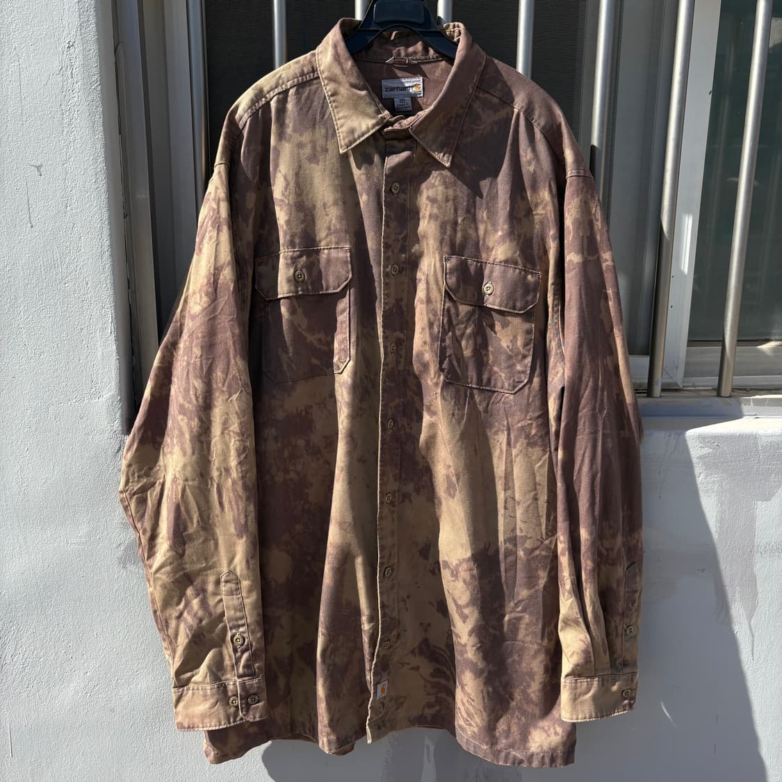 칼하트 타이다이 패턴 워크 셔츠 / 2XL 상품이미지6