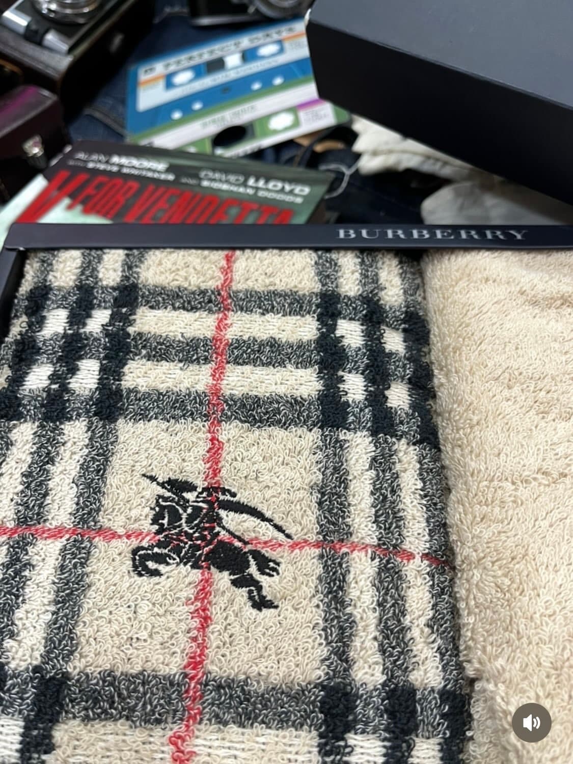 버버리 수건 세트 새상품 상품이미지3