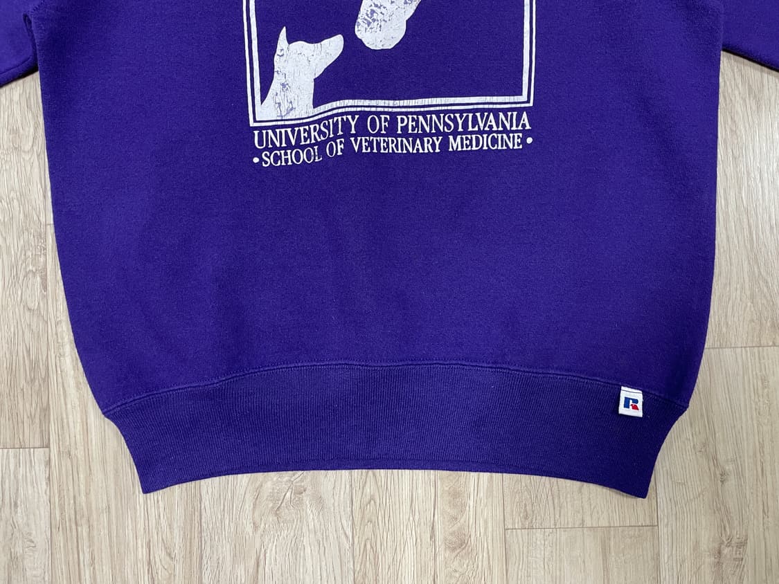 95~100) 90's 러셀 미대학 펜실베니아 맨투맨(미국제)RRL&폴로 상품이미지5