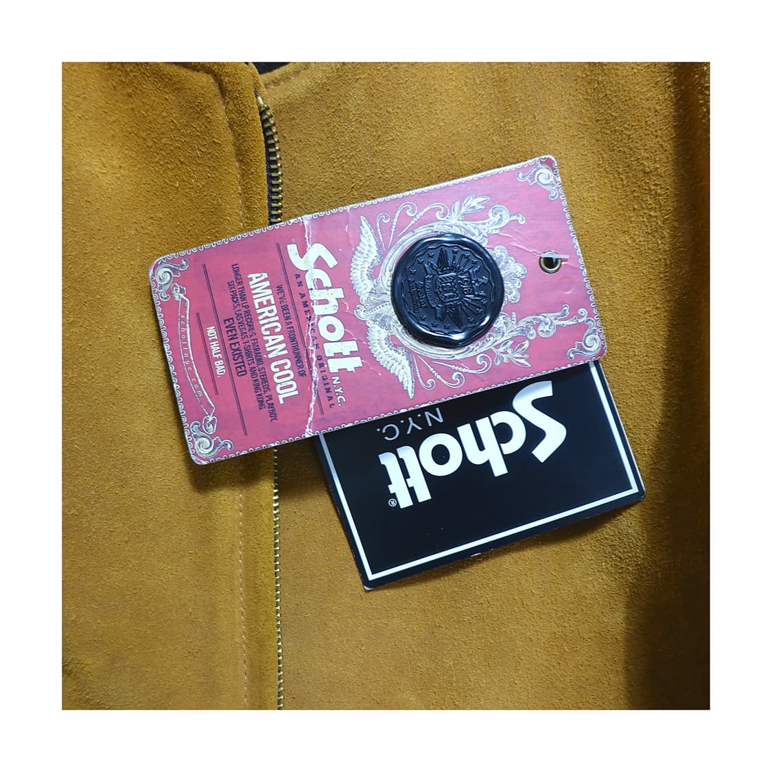 STUSSY x SCHOTT 스투시x쇼트 스웨이드 자켓 상품이미지9