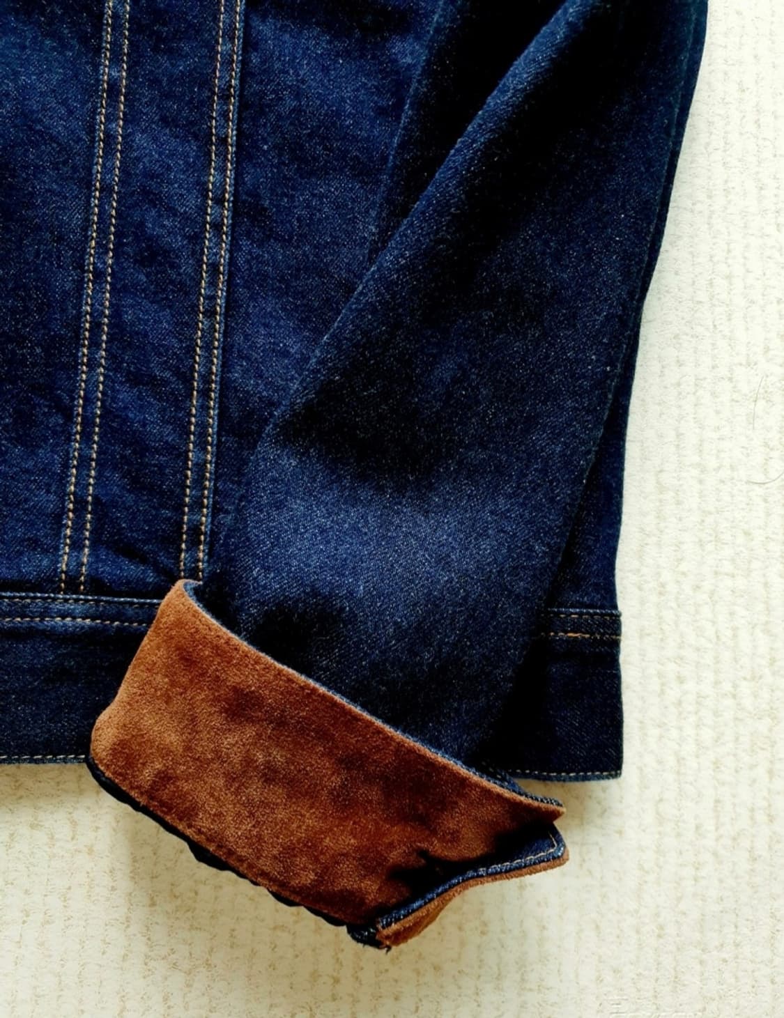 랄프로렌 퍼플라벨 스웨이드 카라 데님자켓 상품이미지9