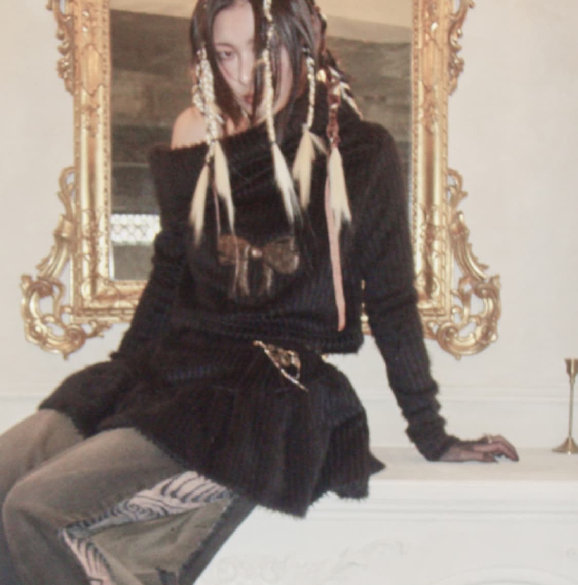 언헤이 dusty top 상품이미지2