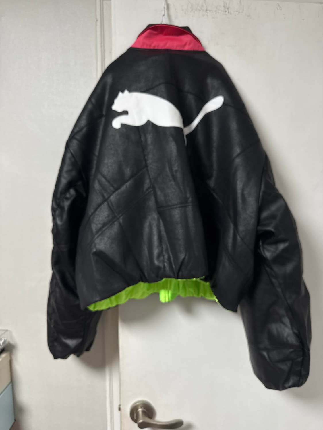 에이셉라키 x 푸마 리버시블 레더자켓 상품이미지5