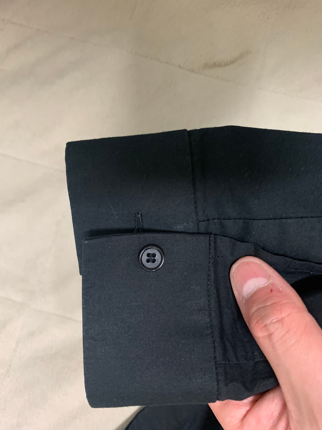 [48] 준지 ma-1 셔츠 - 블랙 상품이미지7