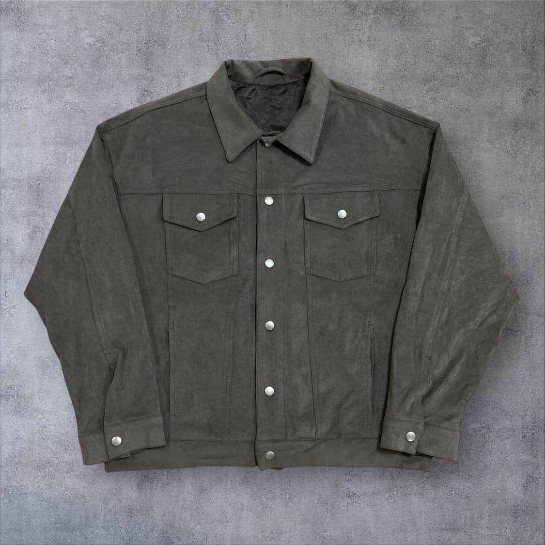 THEY 데이 브라운 컬러 스웨이드 자켓 상품이미지1