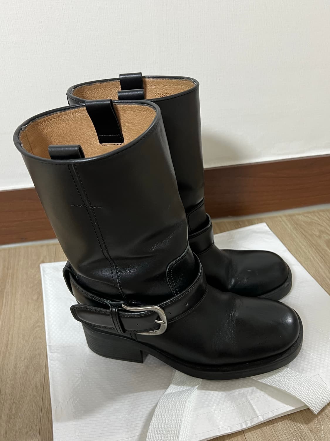[아카이브앱크]버클 부츠 블랙 240-245 상품이미지8