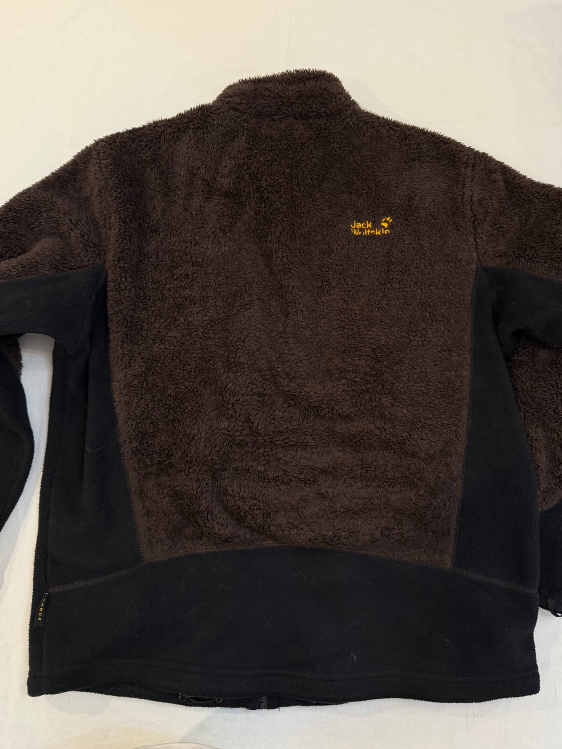 잭울프스킨 빈티지 아웃도어 플리스 딥브라운 상품이미지3