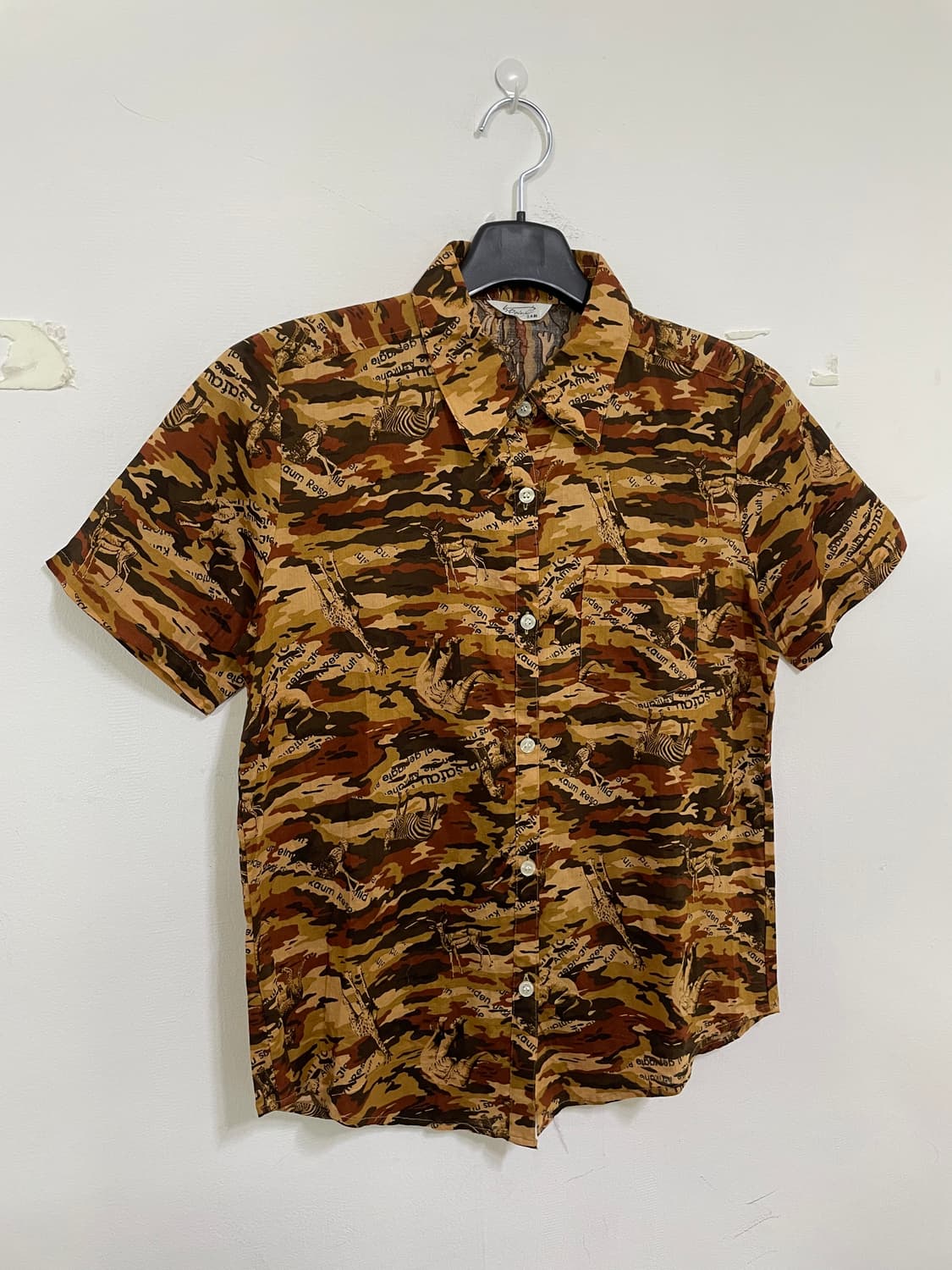 재패니즈 빈티지 사파리 패턴 셔츠 상품이미지1