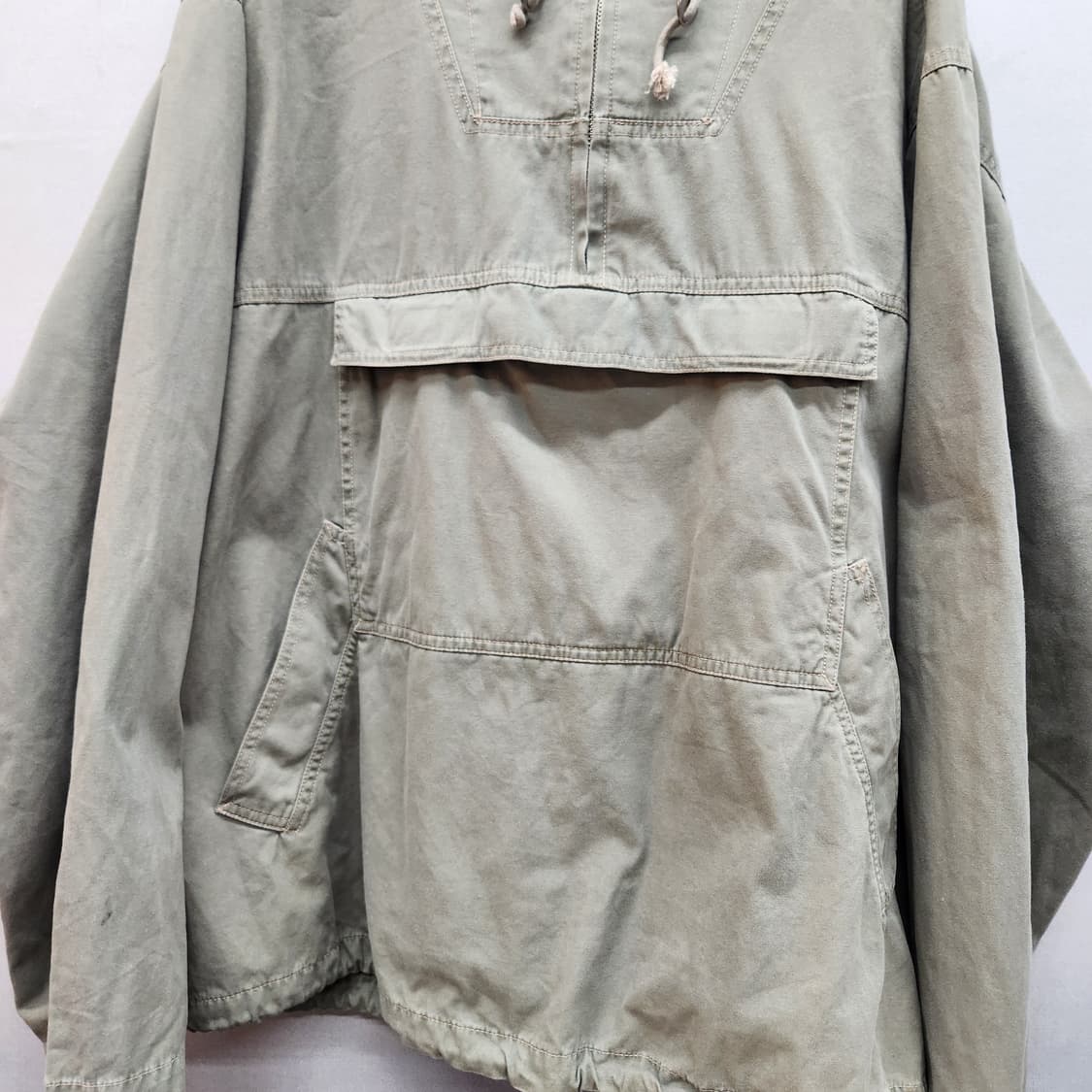 갭 GAP 빈티지 코튼 립스탑 쿼터집 반집업 3XL 상품이미지2