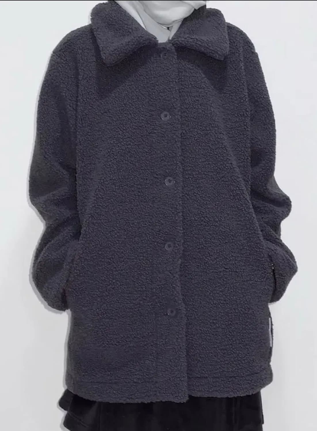 지초이 플리스 코트 자켓 상품이미지1