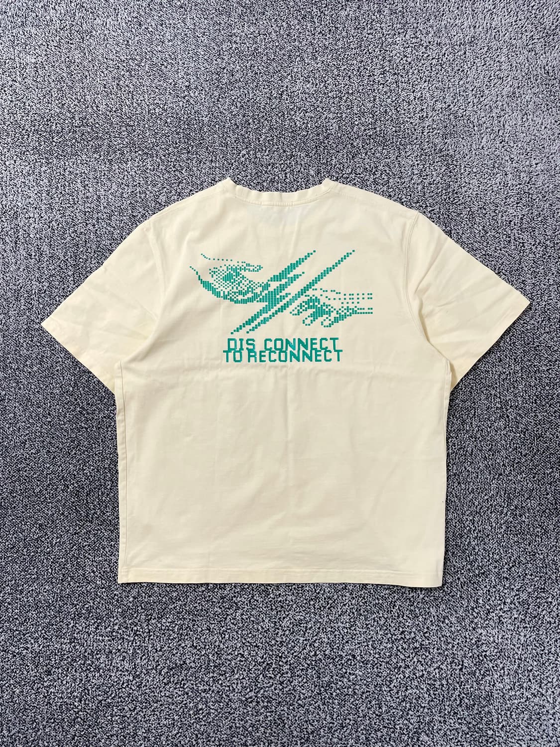 빈티지9. BEAKER 비이커 옐로우 반팔 티셔츠 그래픽 프린팅 반소매 상품이미지1