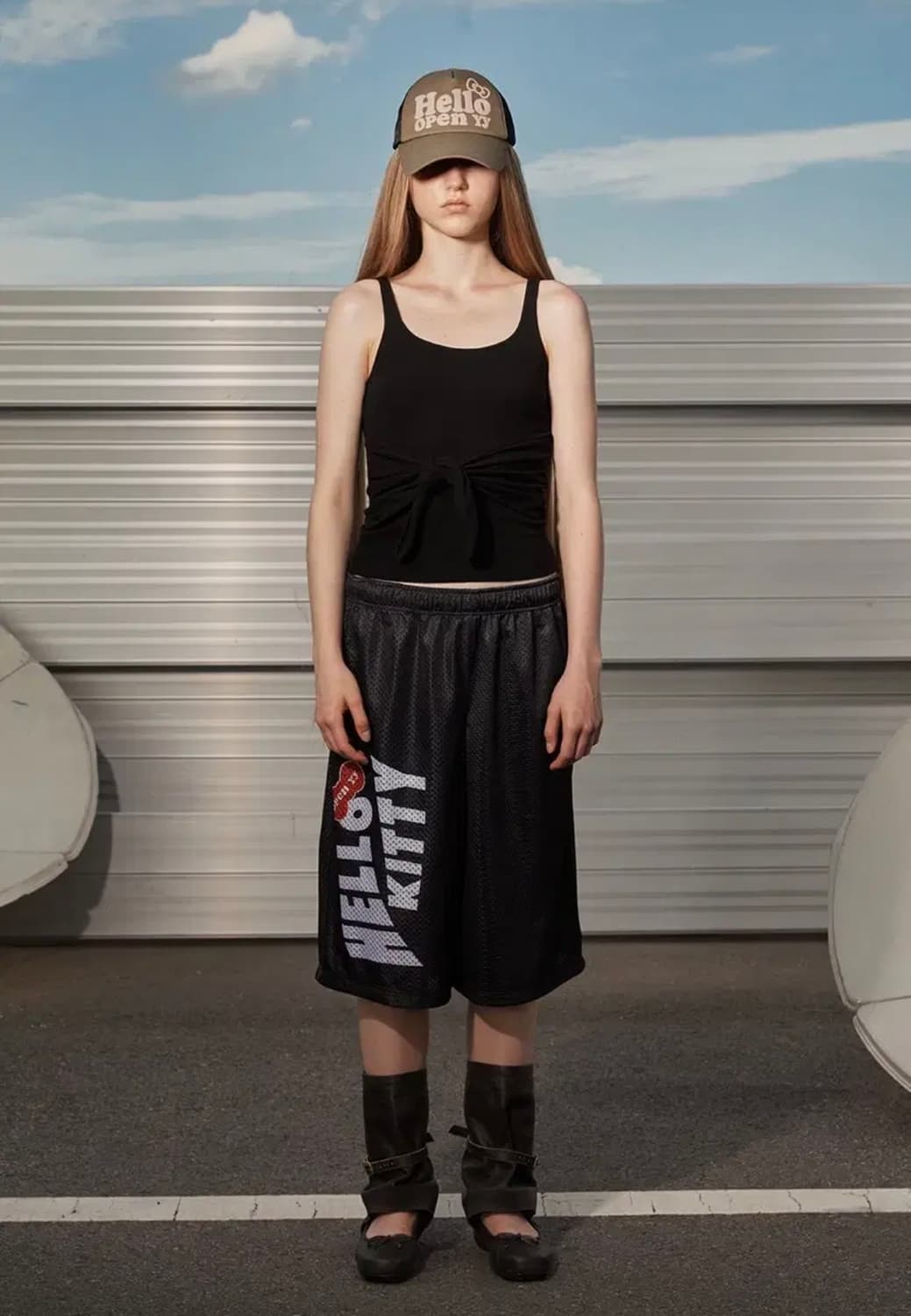 새상품)오픈와이와이 키티 쇼츠s-m 상품이미지3