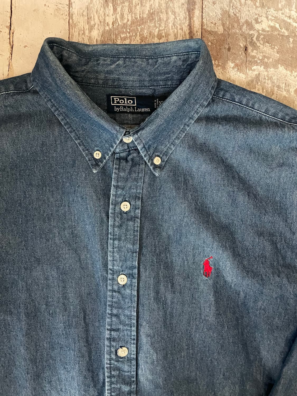 Polo Ralph Lauren Button Down Denim Shir 상품이미지2