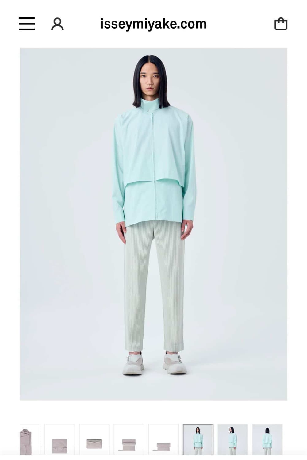 옴므플리세 25ss packabal shirt 자켓 3size 상품이미지5