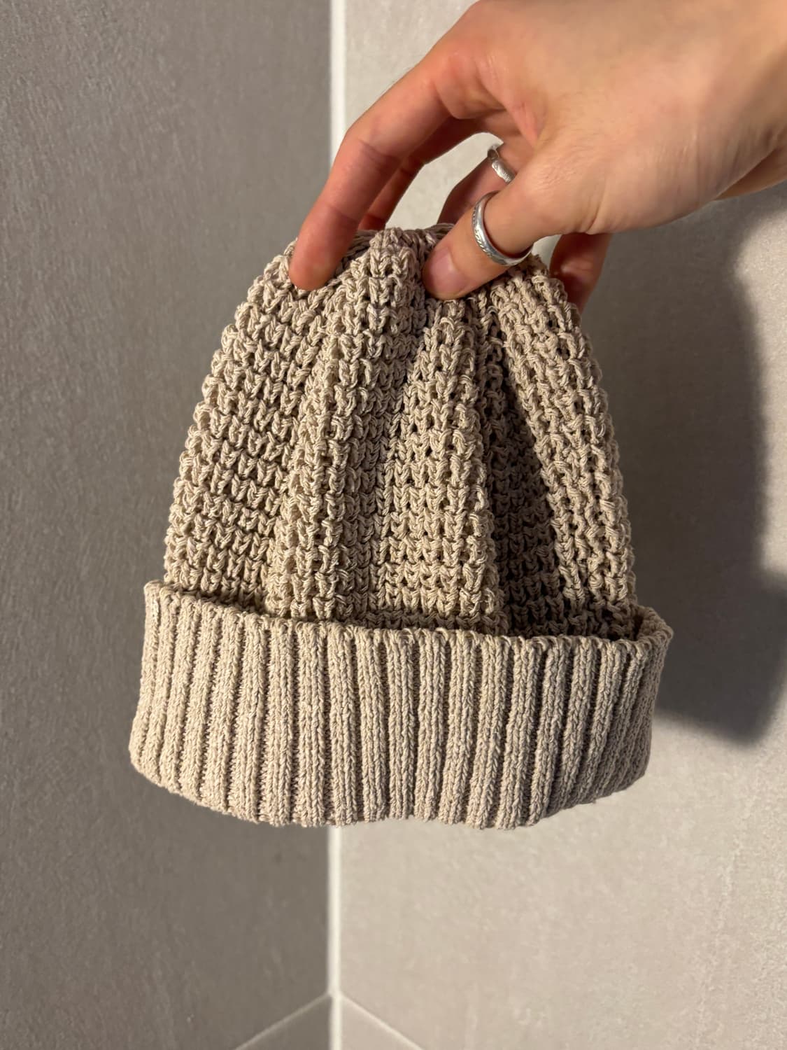 Ca4la 페이퍼 패브릭 비니 상품이미지1