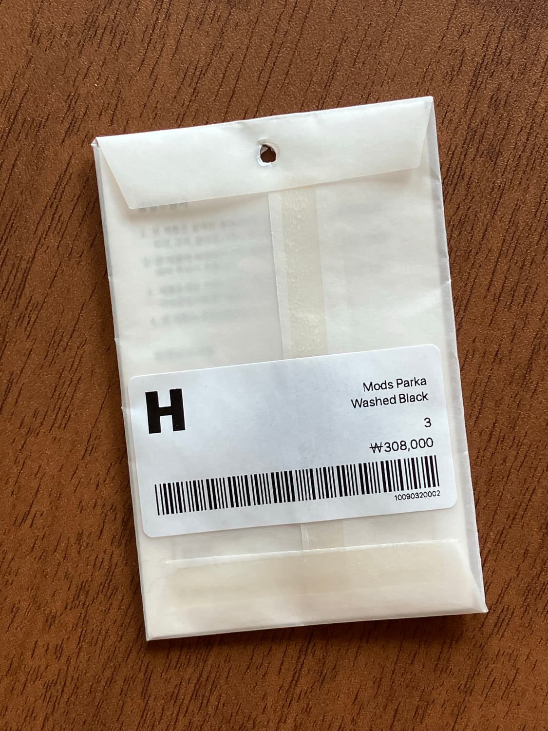 해칭룸 / 모즈파카 / 워시드블랙 상품이미지6