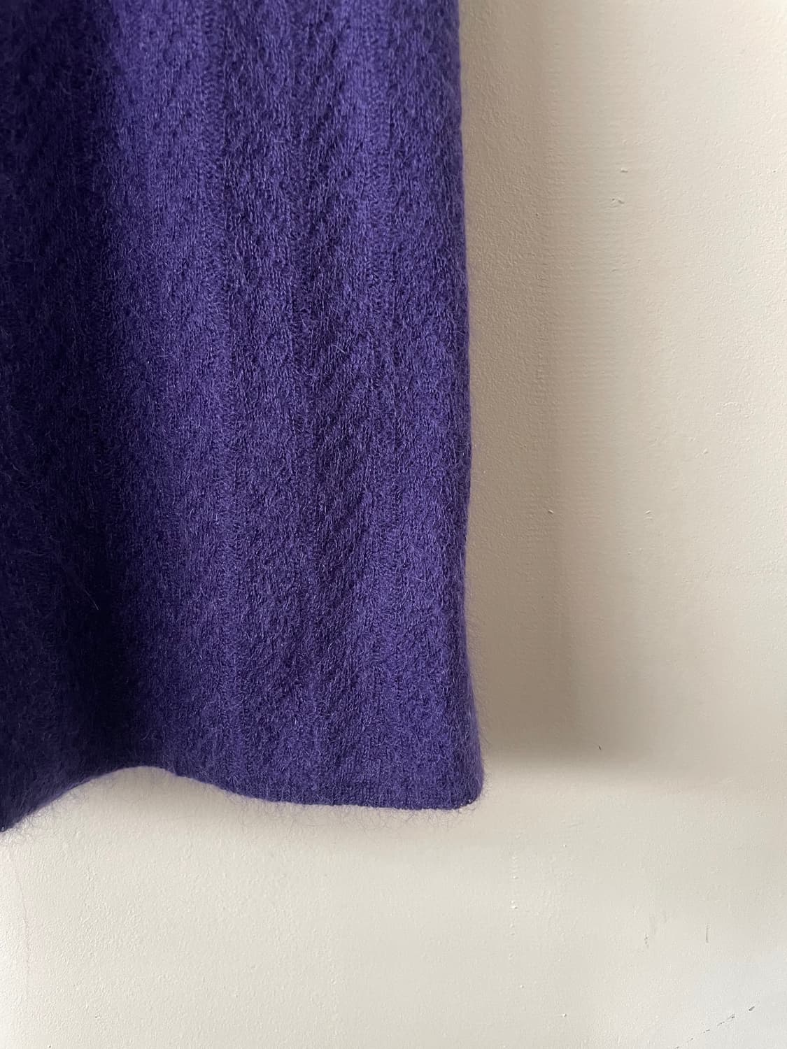 vintage purple twist knit skirt 상품이미지6