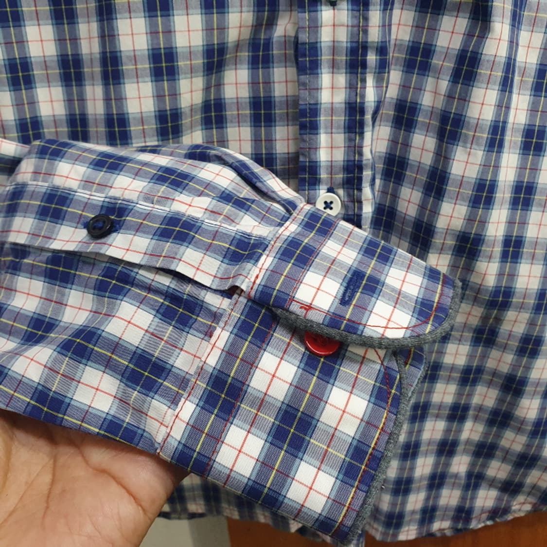 자라맨 긴팔 체크셔츠(100) 상품이미지3