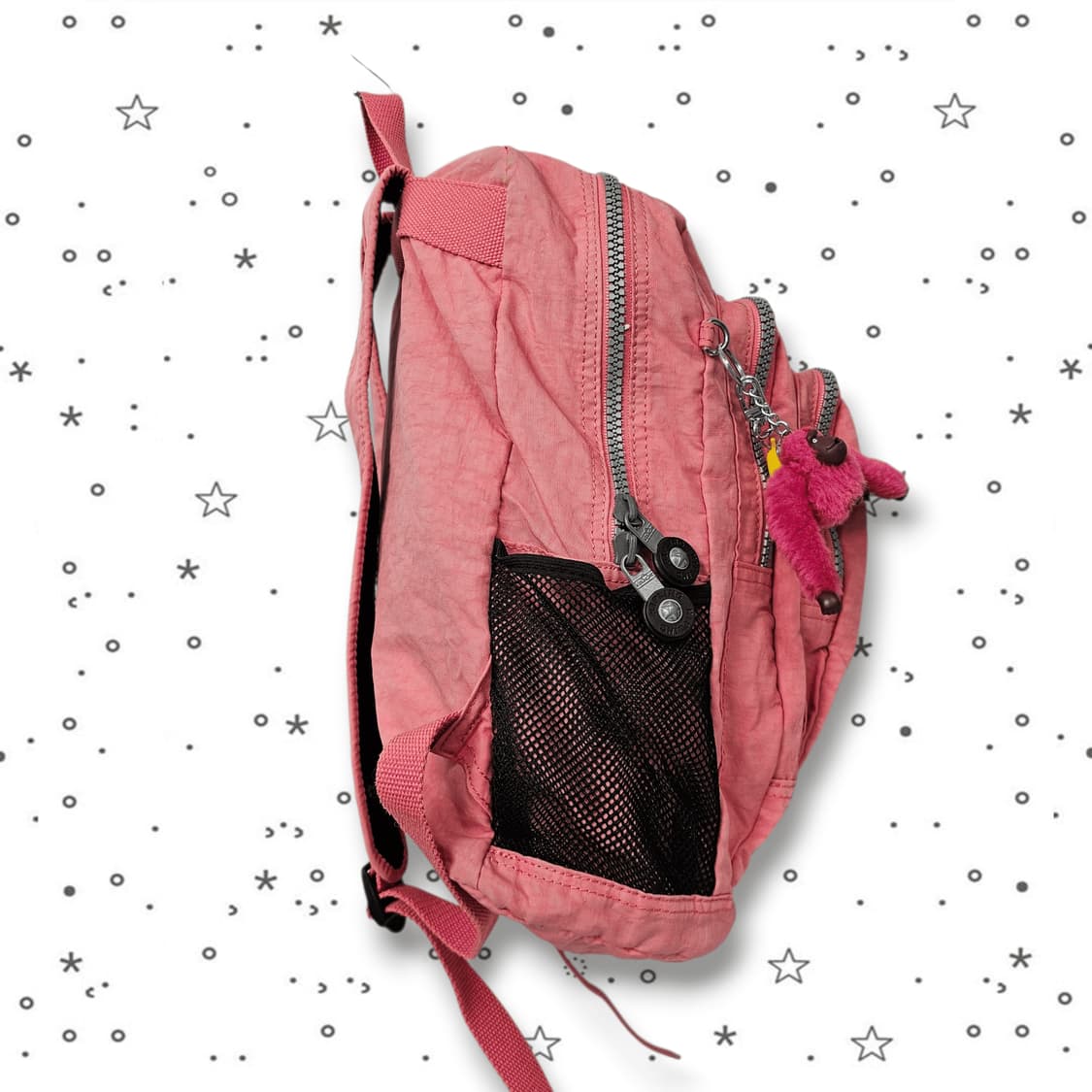 Kipling 키플링 핑크 백팩 상품이미지5