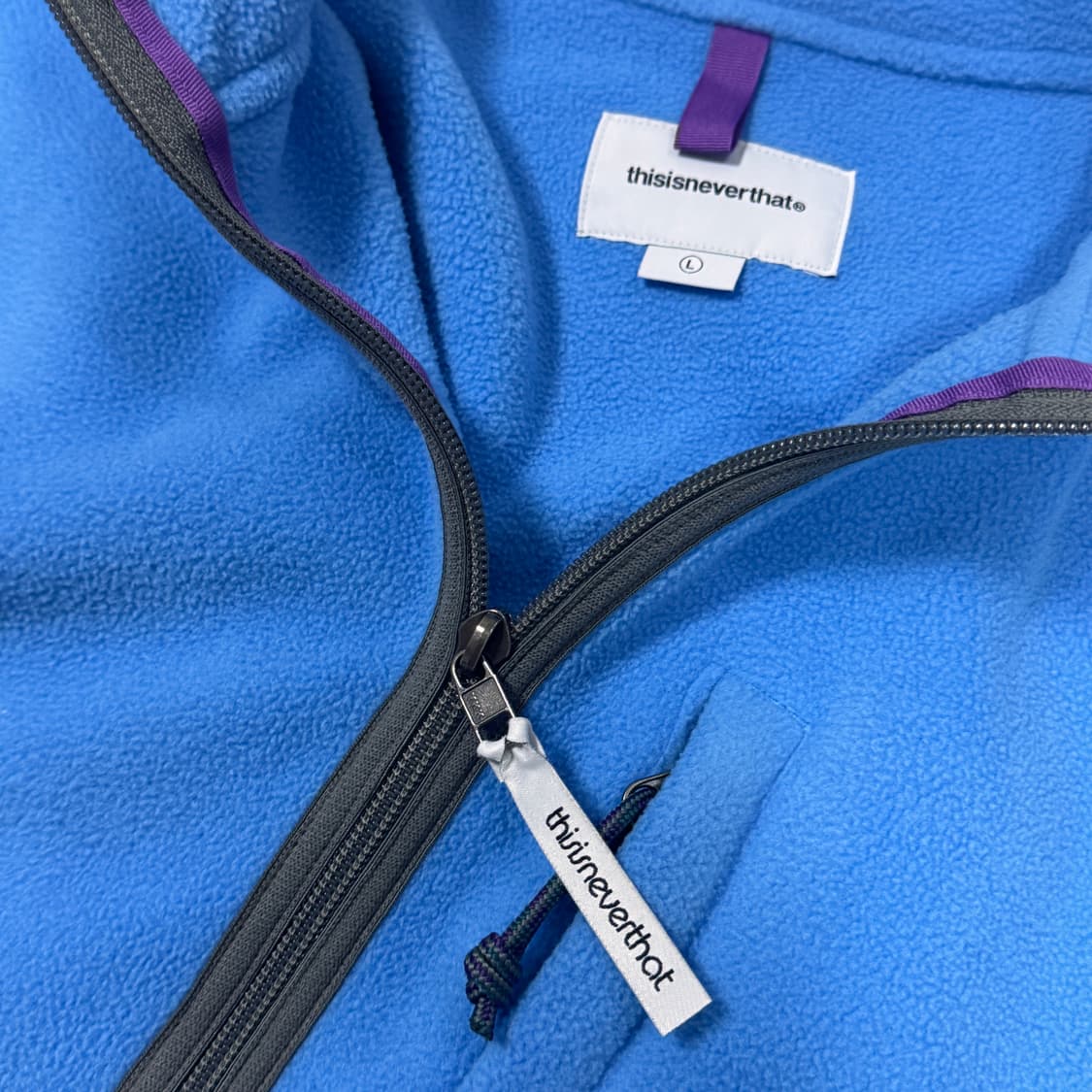 디스이즈네버댓 하프 후리스 집업 상품이미지3