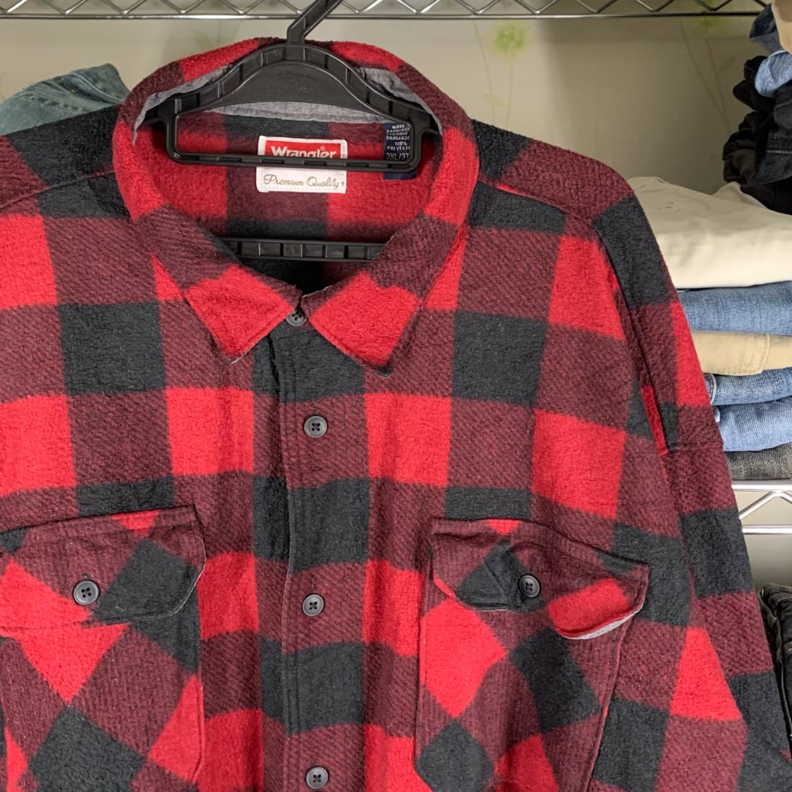 [3XL] 랭글러 버팔로체크패턴 럼버잭 플란넬셔츠 상품이미지1