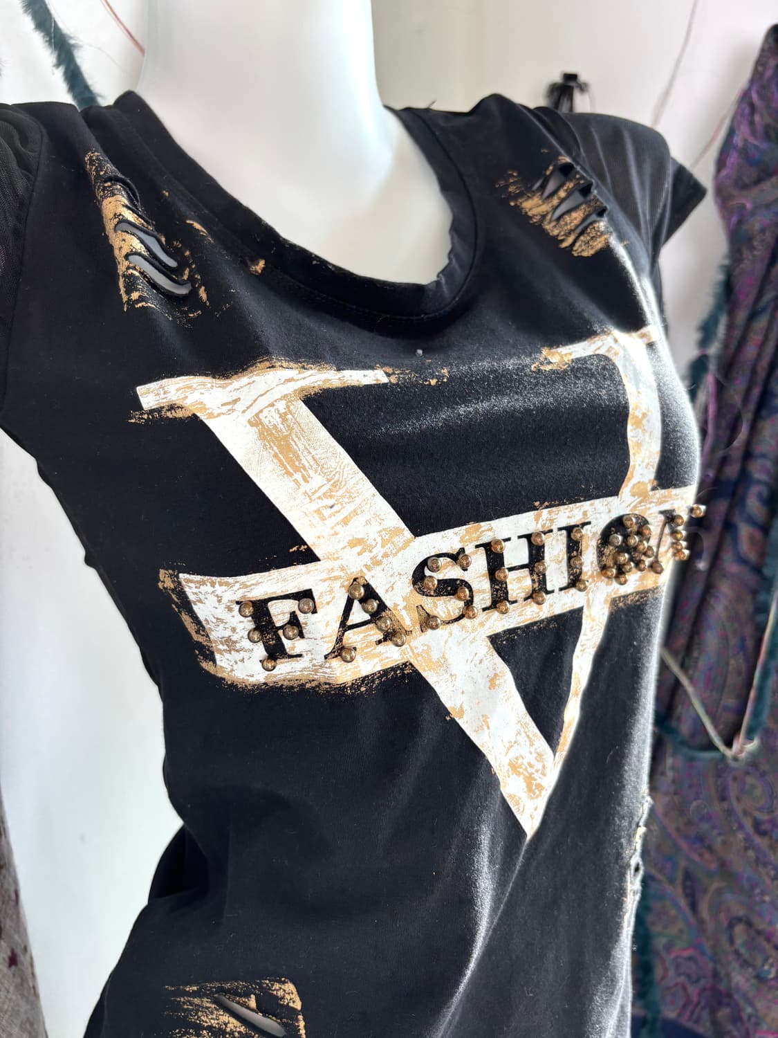 Y2k 옵시디언 디스트로이드 티 상품이미지4