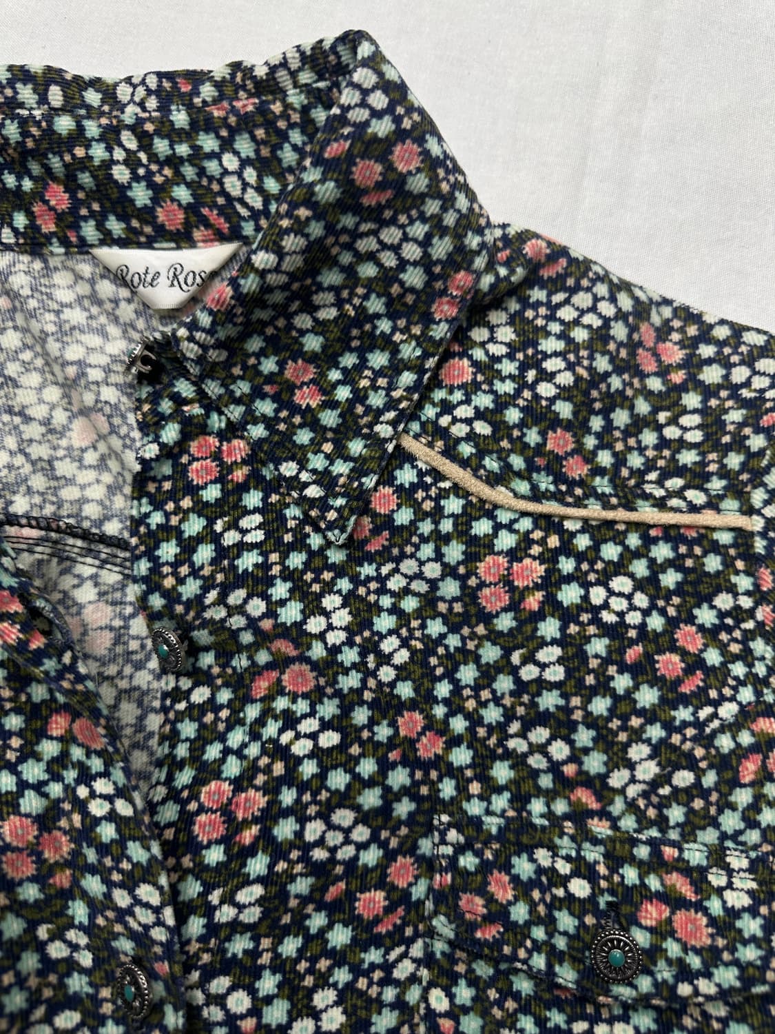 rote rose 꽃패턴 셔츠 상품이미지5