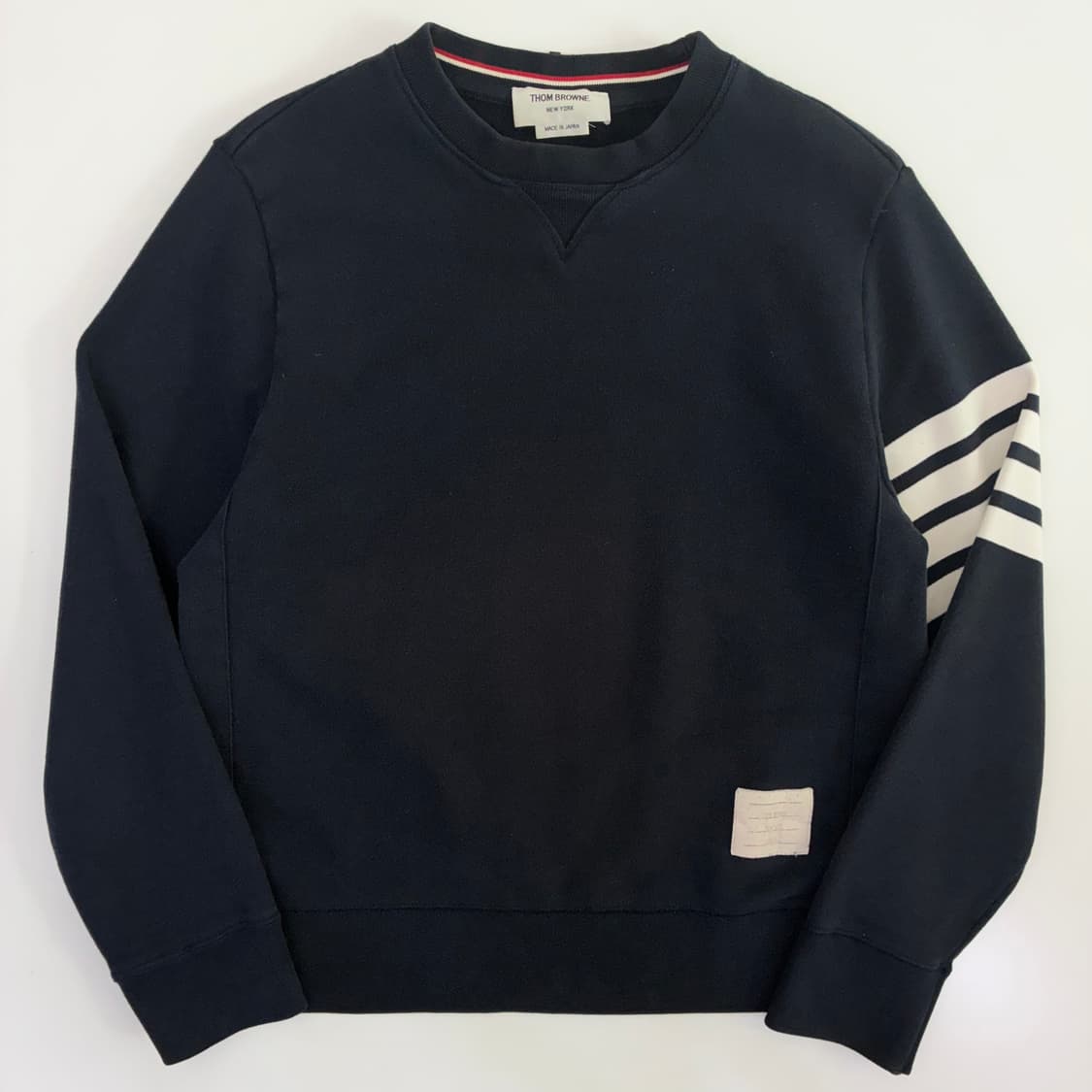 Thom Browne 톰브라운 사선 완장 맨투맨 상품이미지1