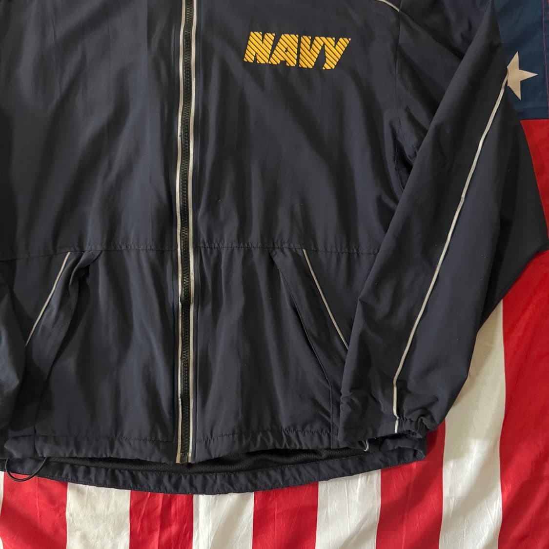 [S] 밀리터리 미 해군 NAVY 바람막이 러닝 자켓 -2 상품이미지5