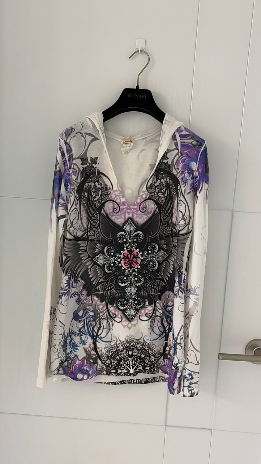  USA. Davida y2k 후디 티셔츠 44-66 상품이미지1