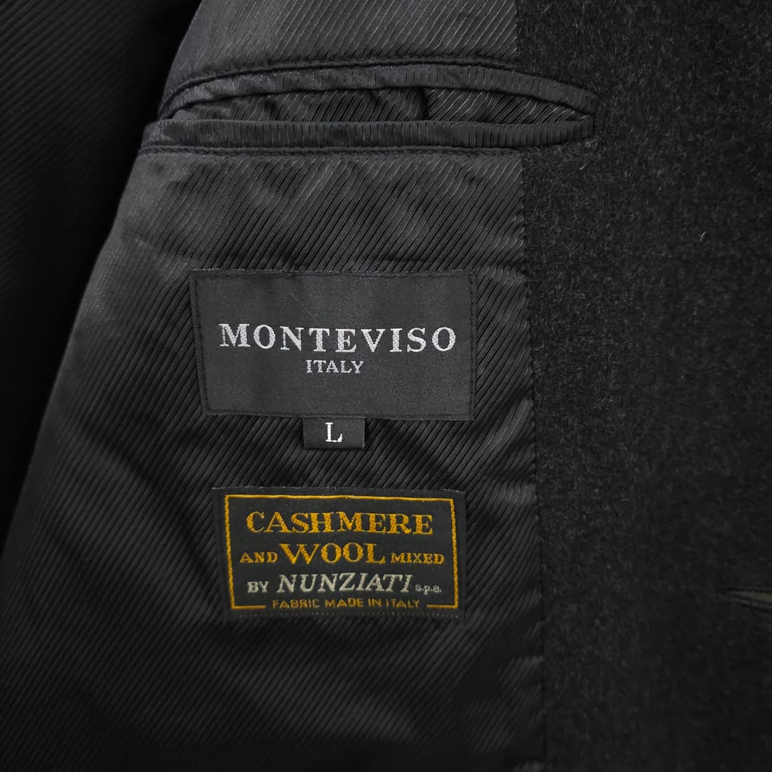 MONTEVISO ITALY 캐시미어 울 혼용 코트- L 상품이미지7