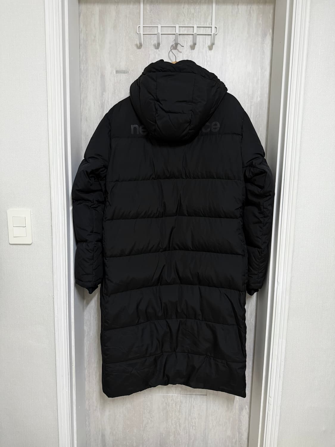 xl 105 / 뉴발란스 블랙 덕다운 롱패딩 상품이미지6