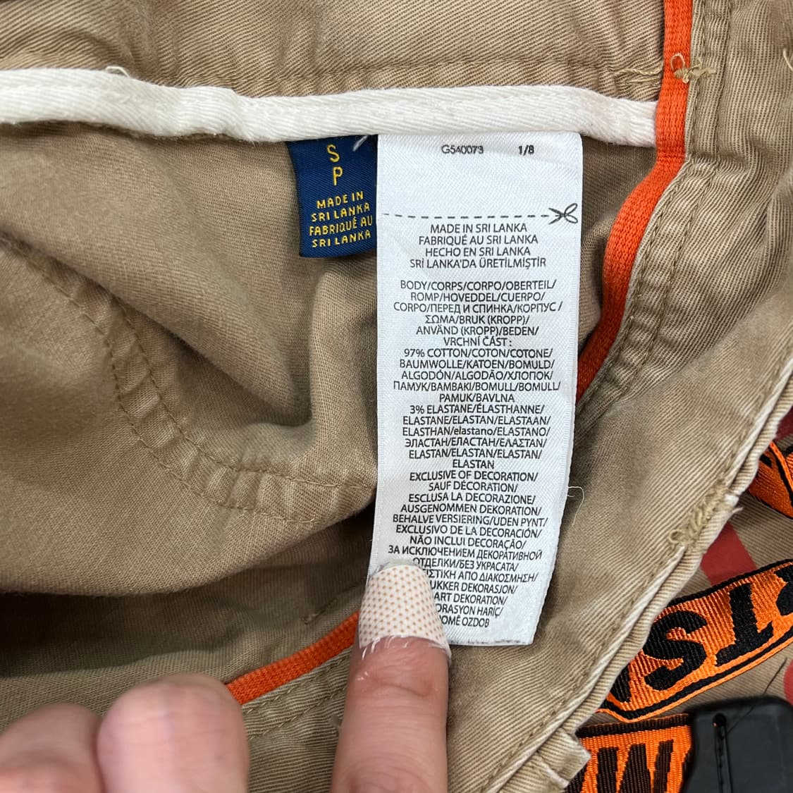 폴로 랄프로렌 암벽화 팬츠 r2650 상품이미지7