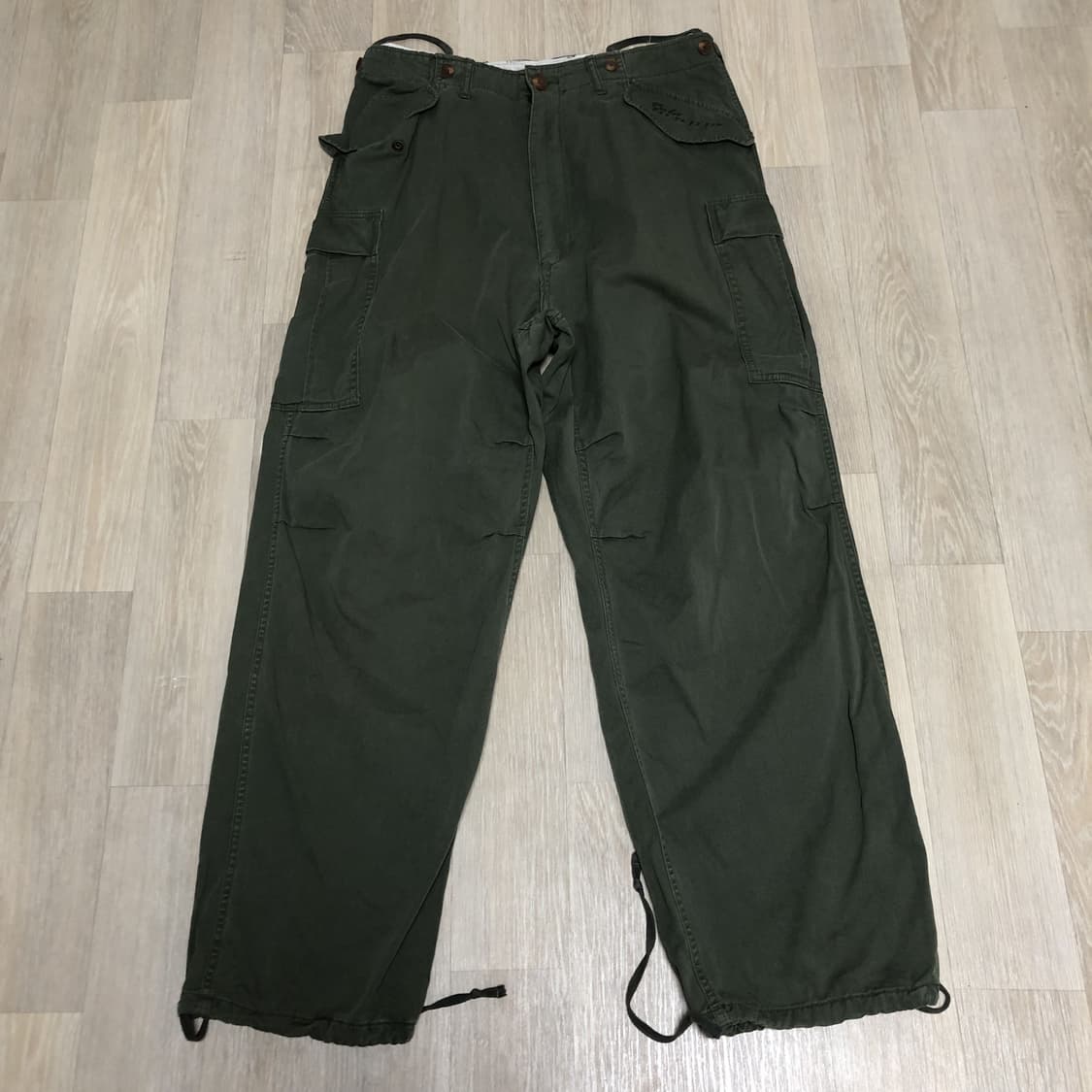 (34) 00's 푸부 FUBU 타일론 TALON 지퍼 M-65 필드팬츠 상품이미지1