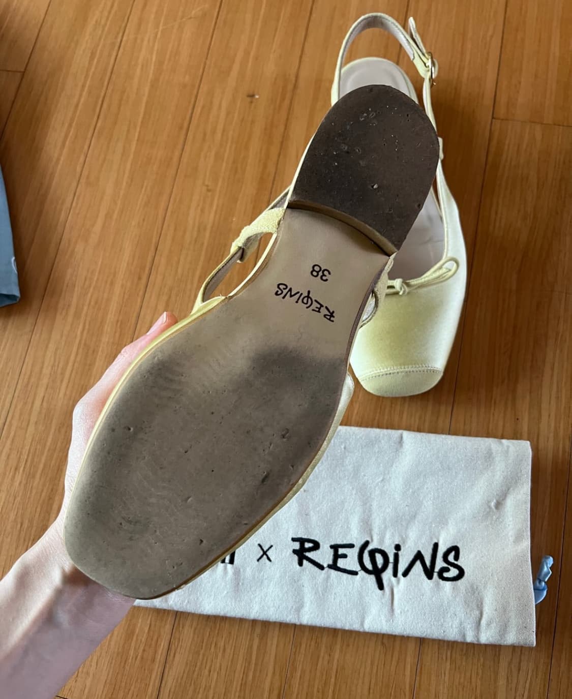 헤이 흐꺙 슬링백 플랫슈즈 38 상품이미지3