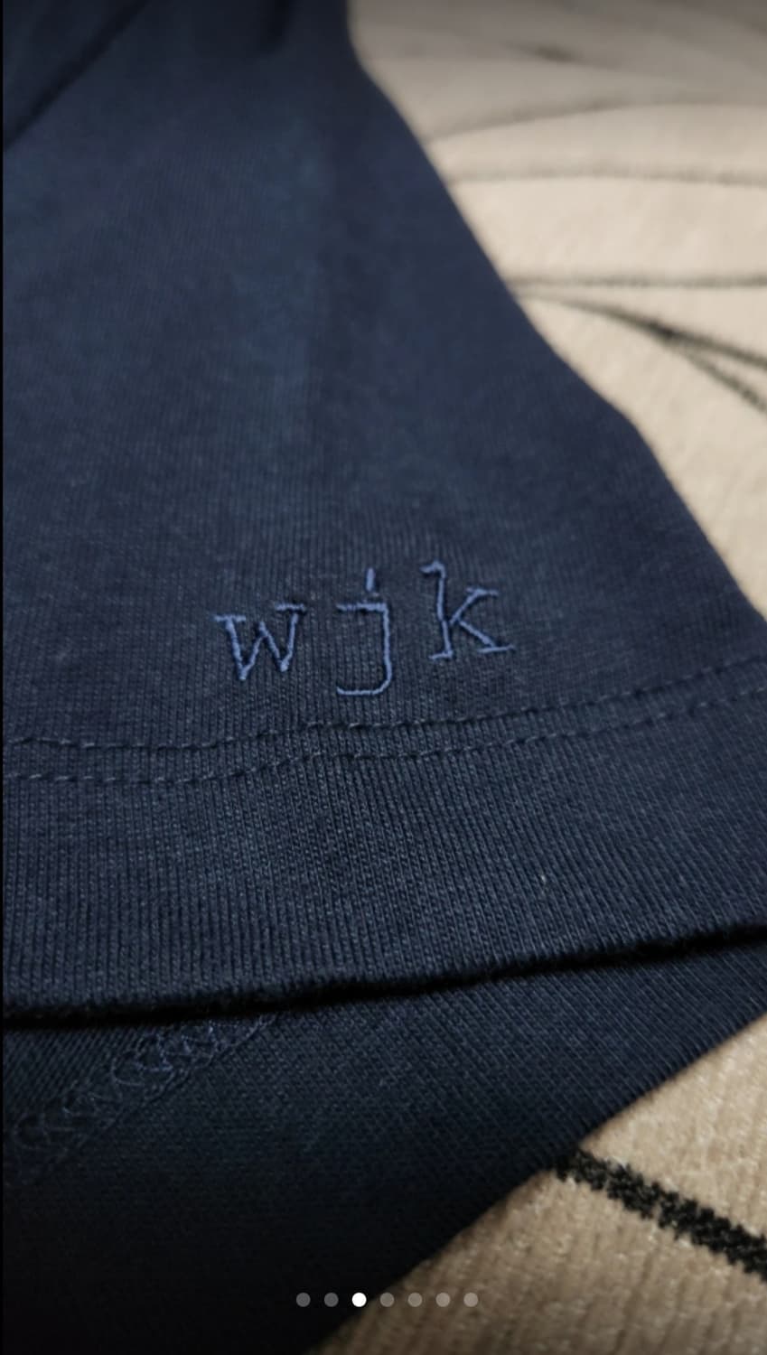 wjk 다크네이비 라운드 티셔츠 Msize 상품이미지3