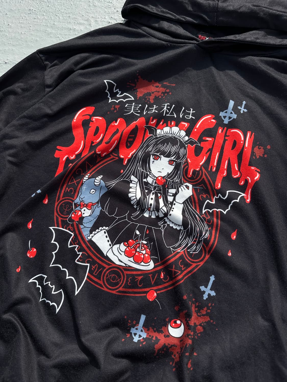 JP ACDC RAG 멘헤라 서브컬처 일본 후드티 상품이미지2