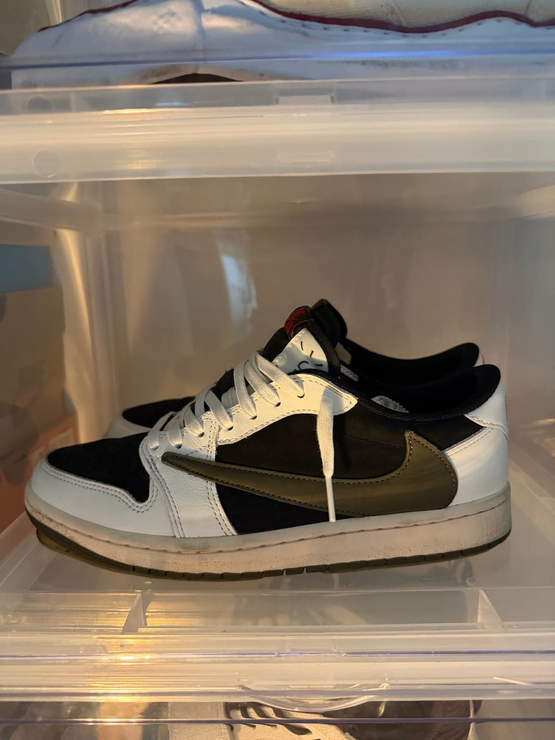 (W) 조던 1 x 트래비스 스캇 레트로 로우 OG SP 미디 움 올리브 상품이미지1