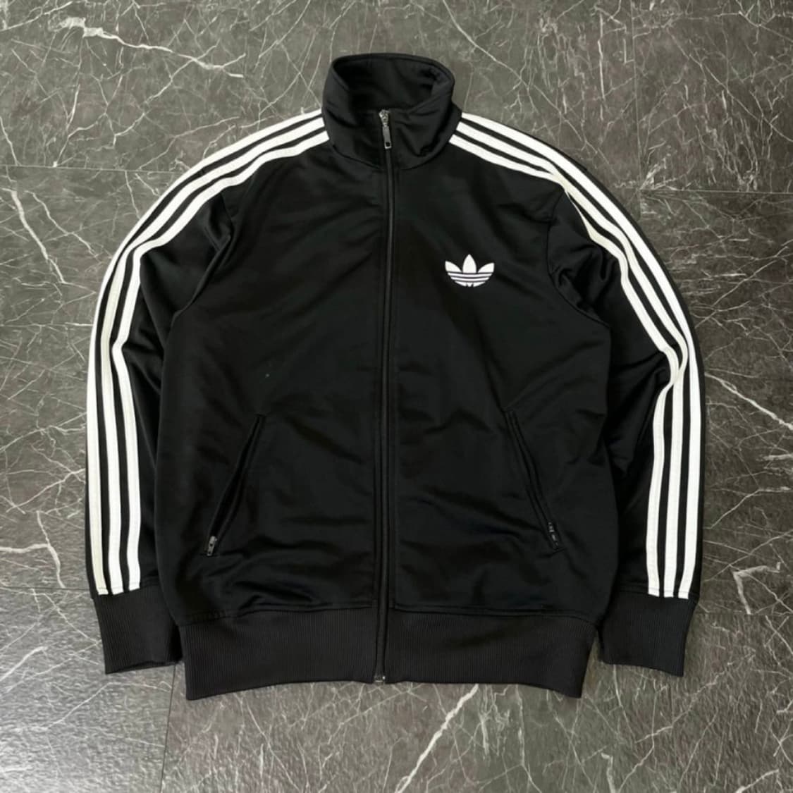 아디다스 블랙 삼선 파이어버드 트랙탑 져지자켓 상품이미지2
