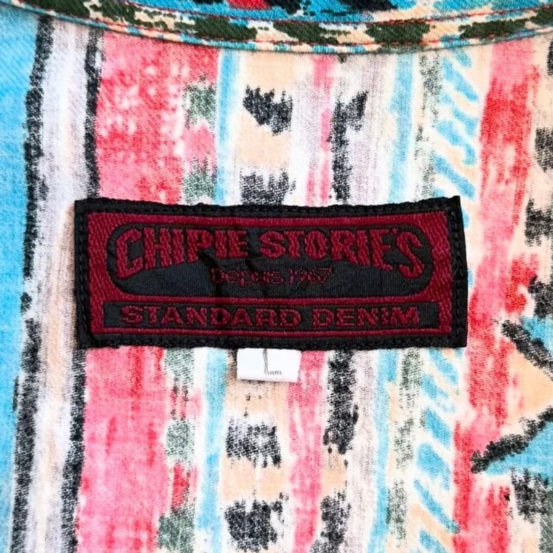 90년대 쉬피 에스닉 패턴 셔츠 상품이미지8