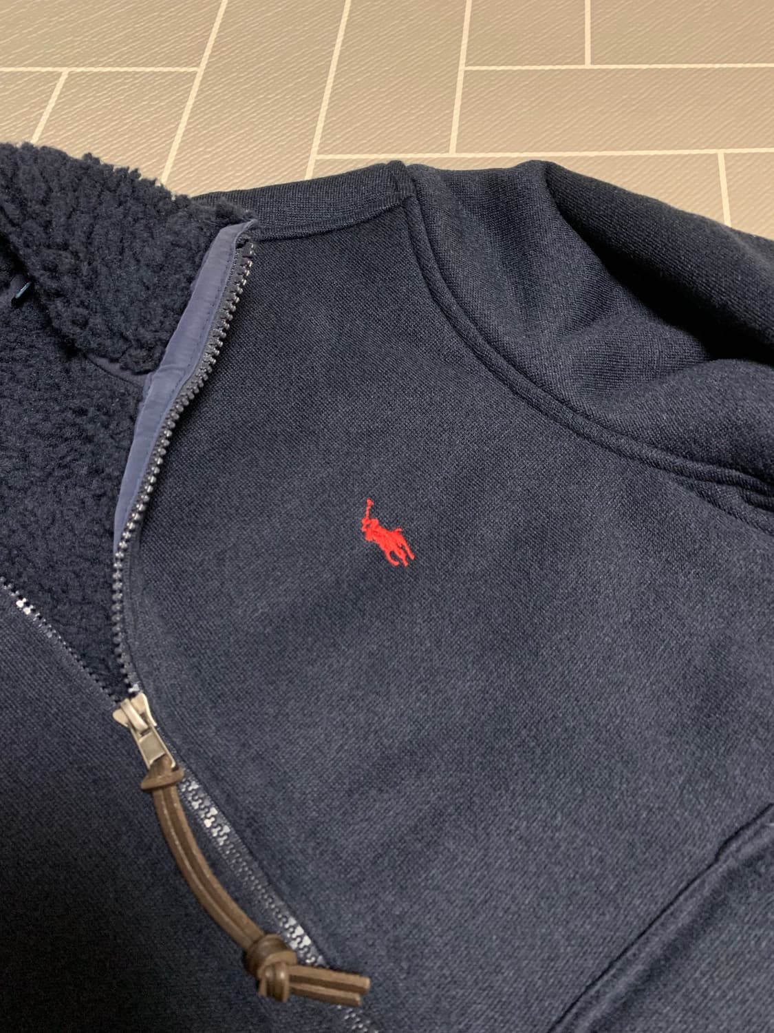 폴로 플리그 쉐르파 양털 자켓 상품이미지3