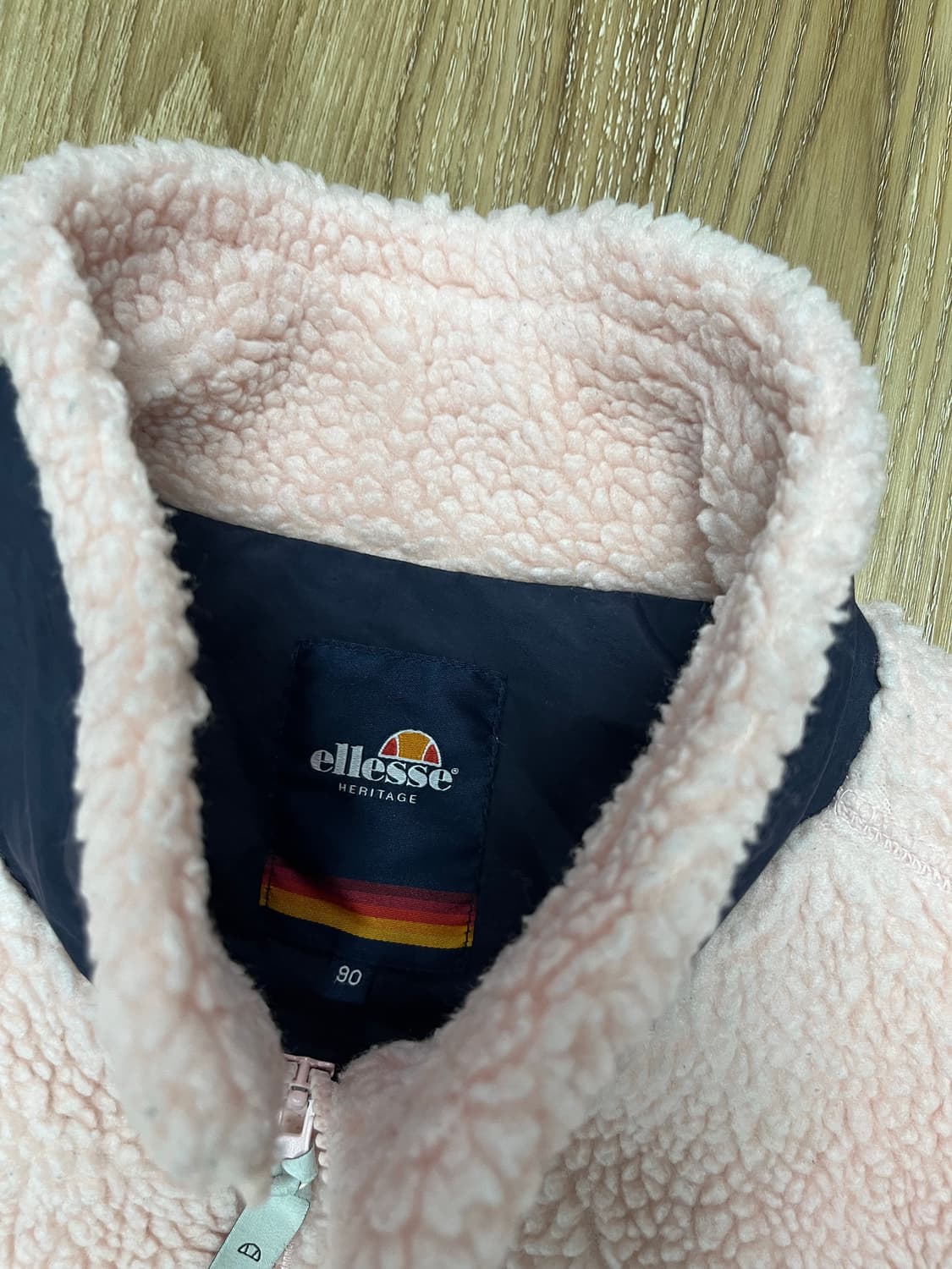 엘레쎄 핑크 후리스 자켓 상품이미지4