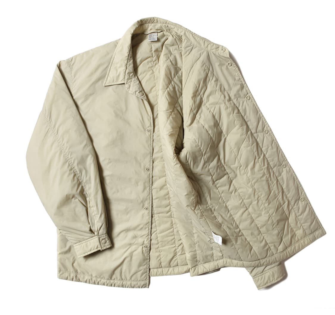 [S] 토마스모어 라이트 패딩 셔츠 미스틱베이지 상품이미지5