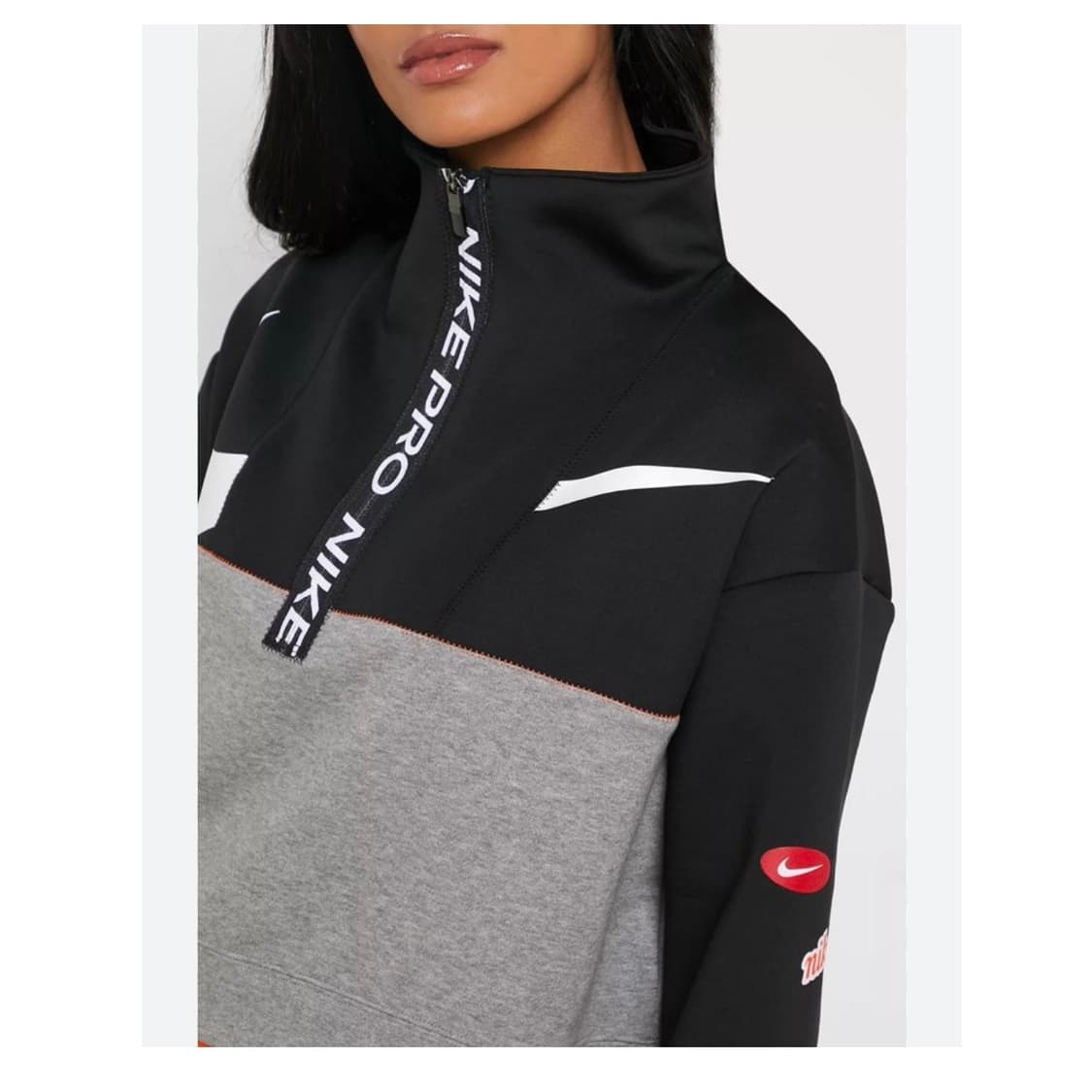 [M] Nike 나이키 프로 우먼즈 빅스우시 반집업 풀오버 상품이미지6