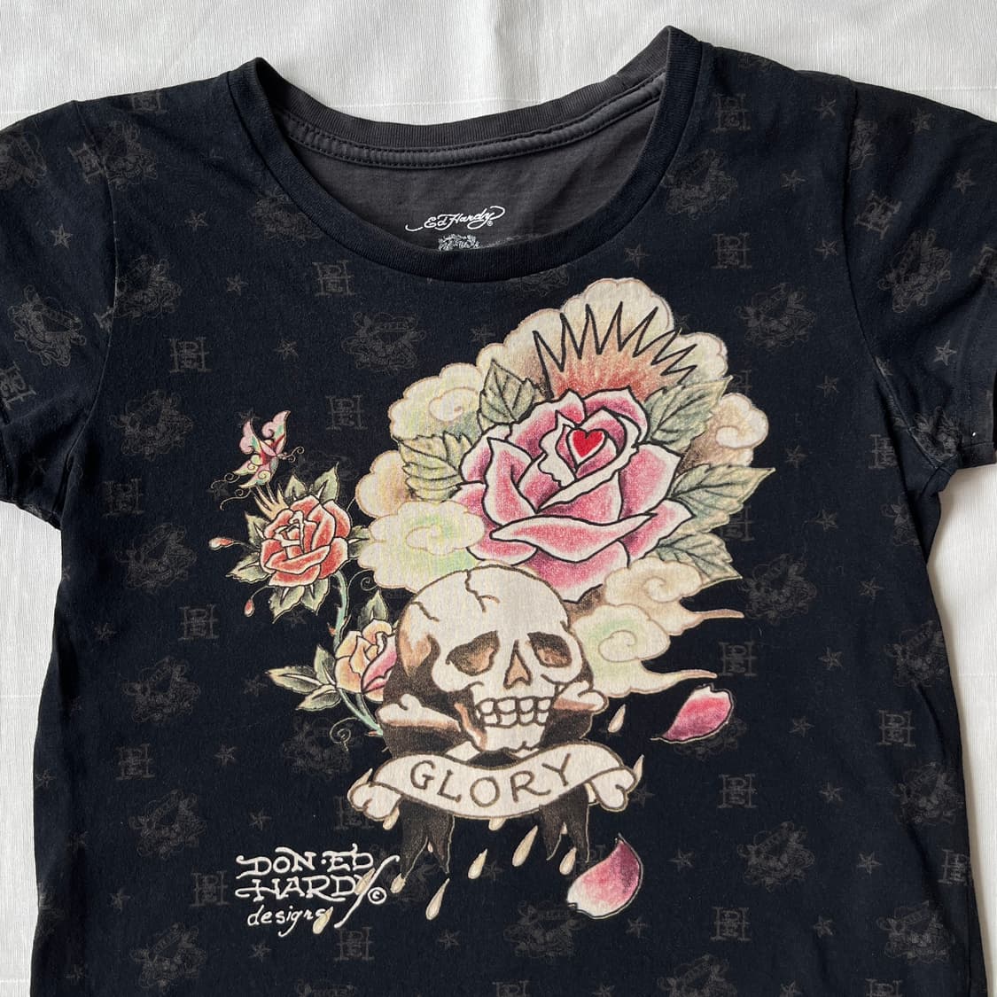  ED HARDY Flower Tatto T-shirt 상품이미지6