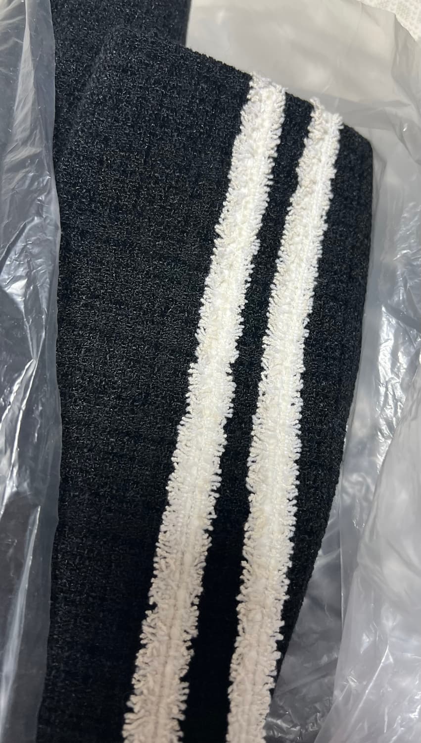 미드나잇 무브 레이싱 트위드 자켓 블랙 상품이미지2