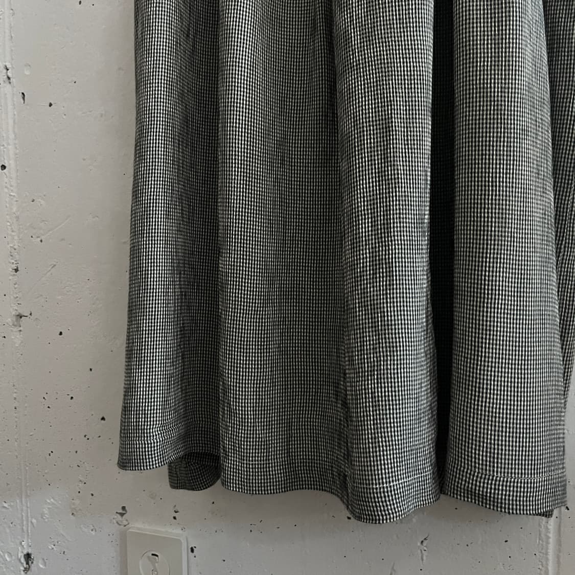 깅엄체크 레이어드 원피스 상품이미지2